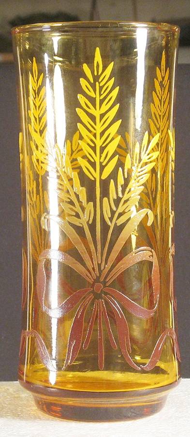 Gold Bounty Cooler by Libbey Glass Company-1