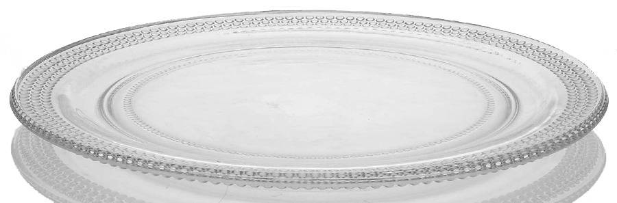 Beaded Glass Dinner Plate by Lenox-1