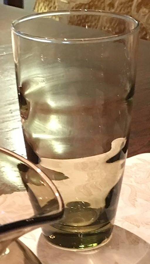 Lrs279 Green (Olive) 14 Oz Flat Tumbler by Libbey Glass Company-1