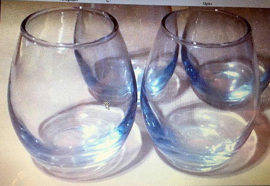 Tempo Light Blue (Misty Blue) Double Old Fashioned by Libbey Glass Company-1