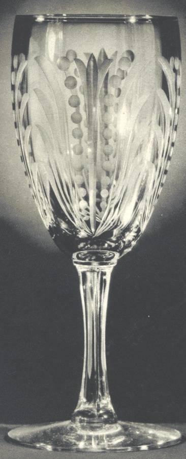 Rhapsody Water Goblet by Libbey Glass Company-1