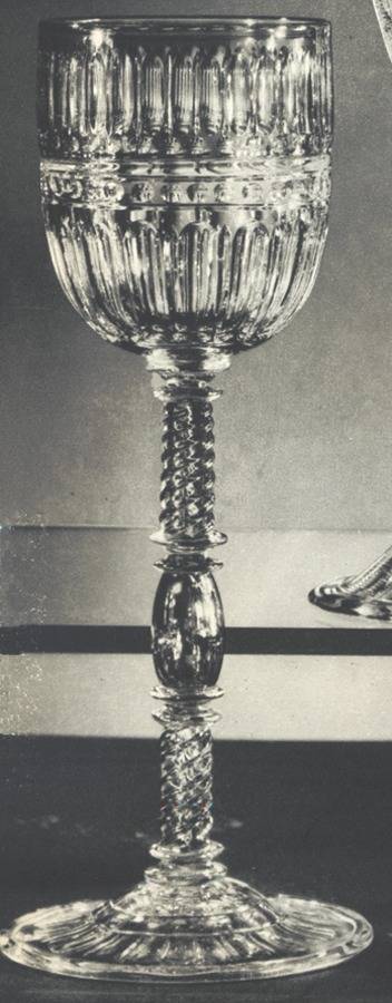 Pompeian Wine Glass by Libbey Glass Company-1