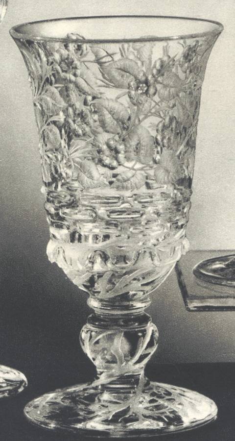 Mandarin Water Goblet by Libbey Glass Company-1
