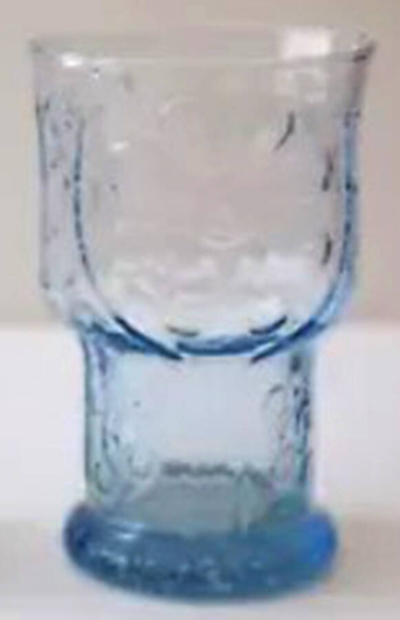 Country Blue (Light Blue) Water Goblet by Libbey Glass Company-1