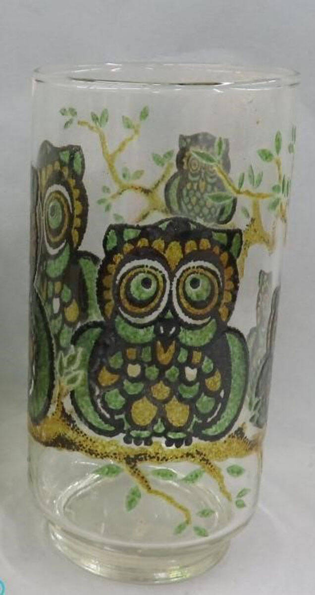 Owl Tree 16 Oz Cooler by Libbey Glass Company-1