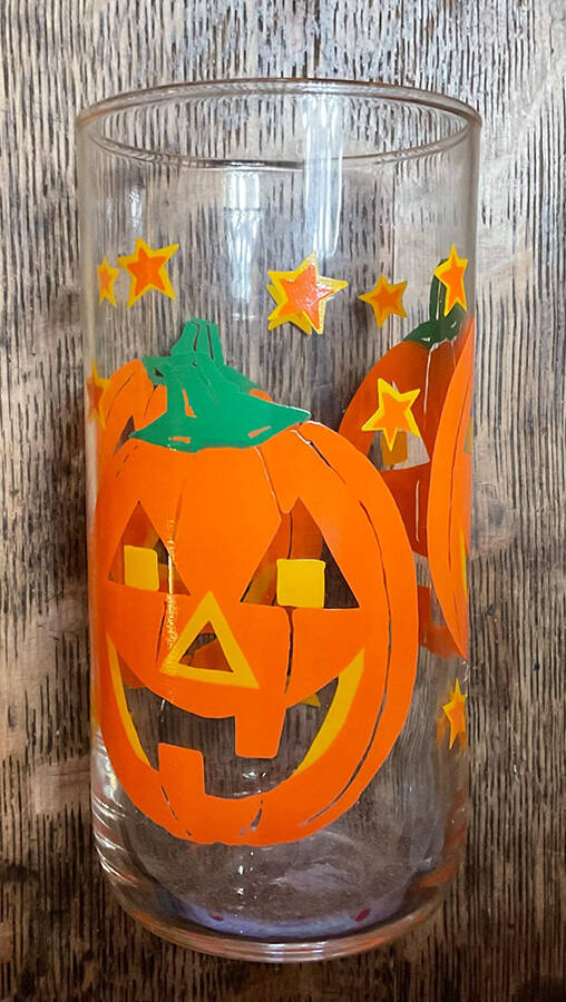 Pumpkins Cooler by Libbey Glass Company-1