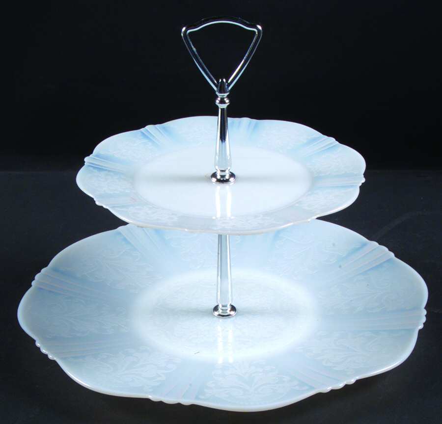 American Sweetheart Monax (White) 2 Tier Tidbit by MacBeth-Evans-1
