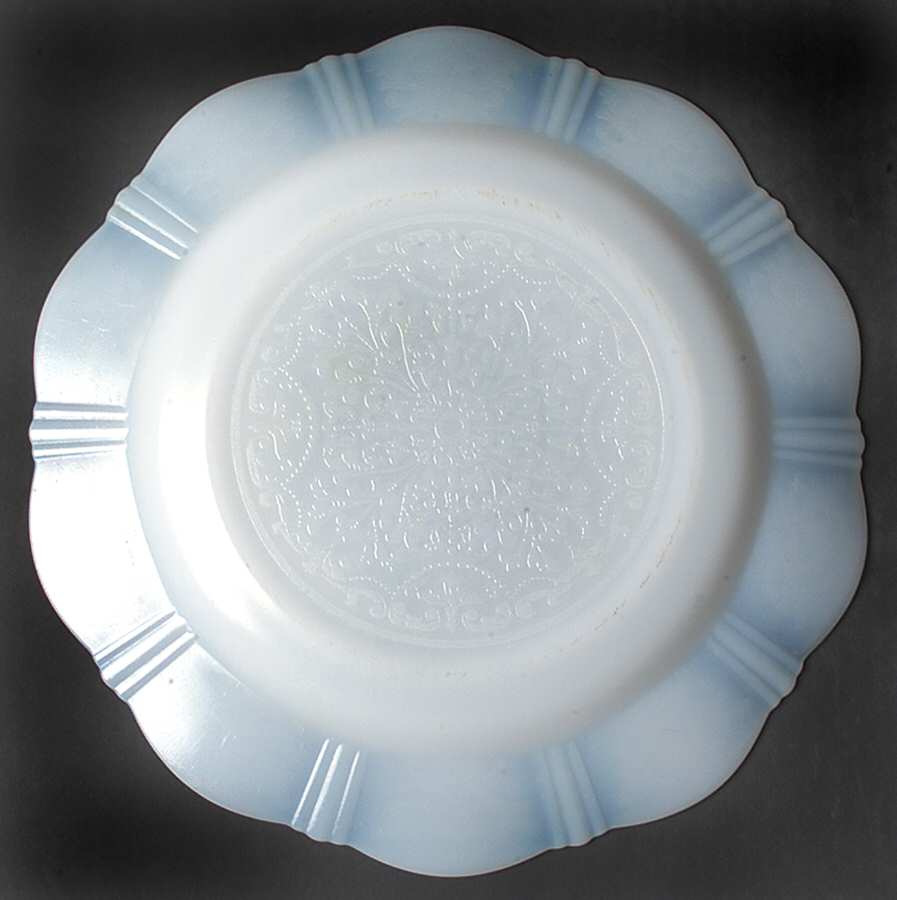 American Sweetheart Monax (White) Dinner Plate by MacBeth-Evans-1