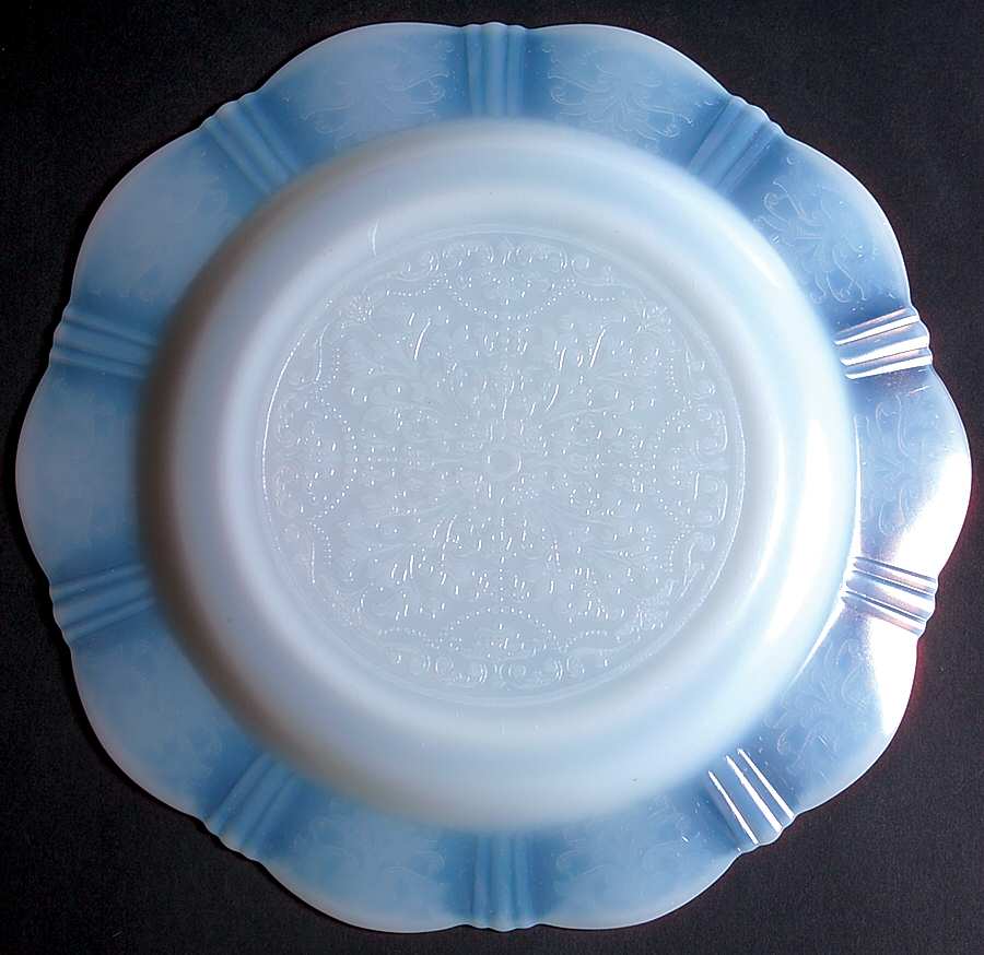 American Sweetheart Monax (White) Dinner Plate by MacBeth-Evans-1