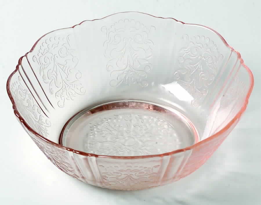 American Sweetheart Pink Small Fruit Dessert Bowl by MacBeth-Evans-1