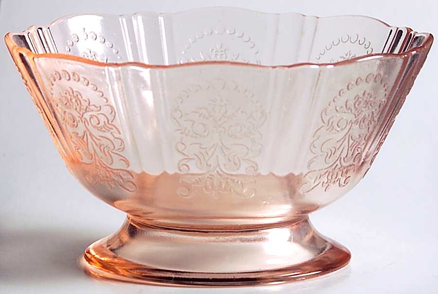American Sweetheart Pink Low Sherbet by MacBeth-Evans-1