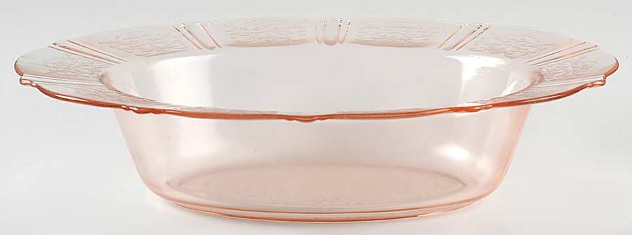 American Sweetheart Pink Oval Bowl by MacBeth-Evans-1
