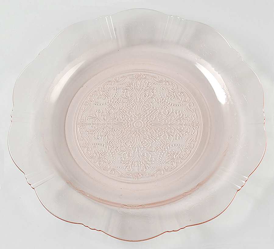 American Sweetheart Pink Dinner Plate by MacBeth-Evans-1