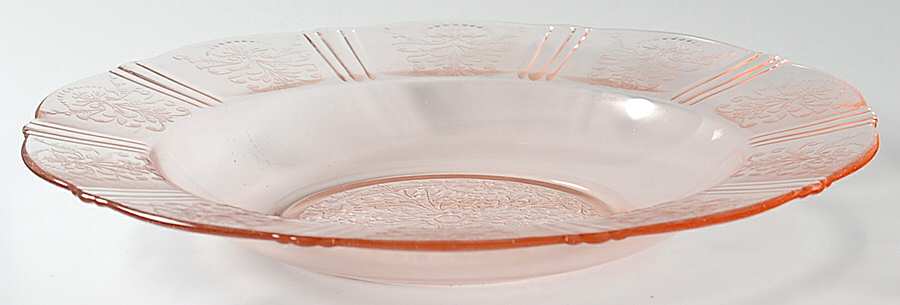 American Sweetheart Pink Rim Soup Bowl by MacBeth-Evans-1