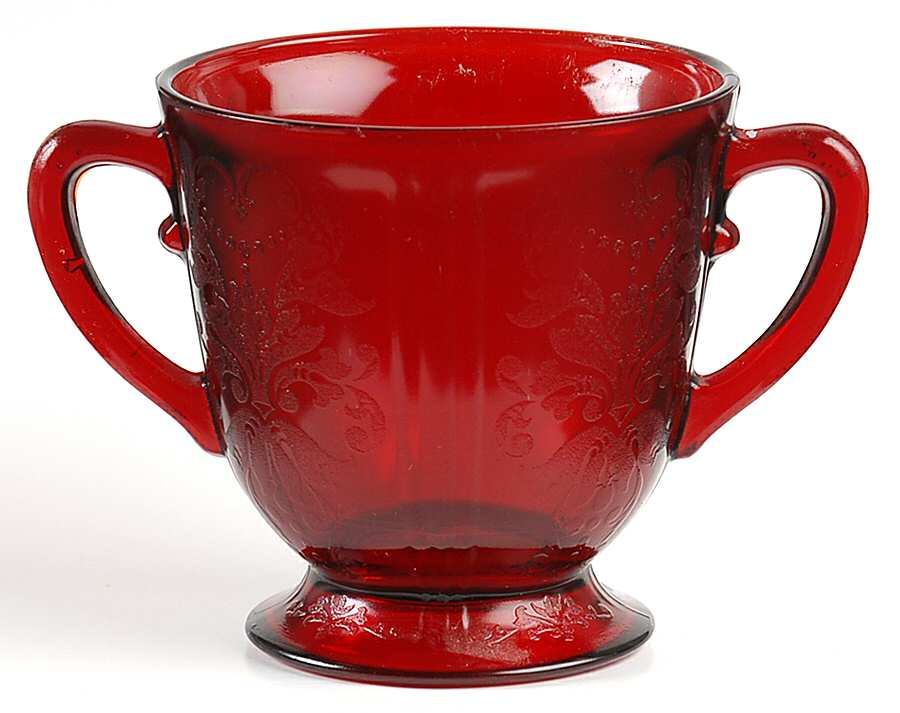 American Sweetheart Red Footed Open Sugar by MacBeth-Evans-1
