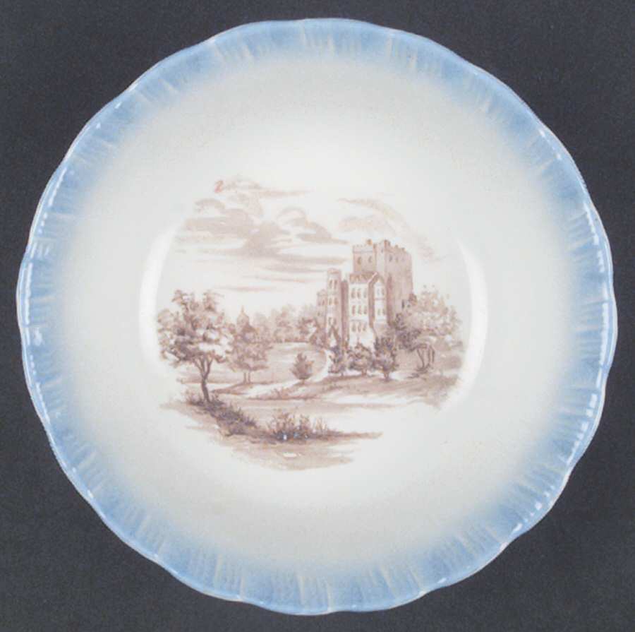 Chinex Classic Castle (Decorated) Cereal Bowl by MacBeth-Evans-1