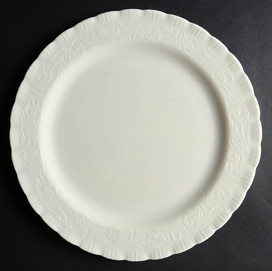 Chinex Classic Ivory 12" Sandwich Plate by MacBeth-Evans-1