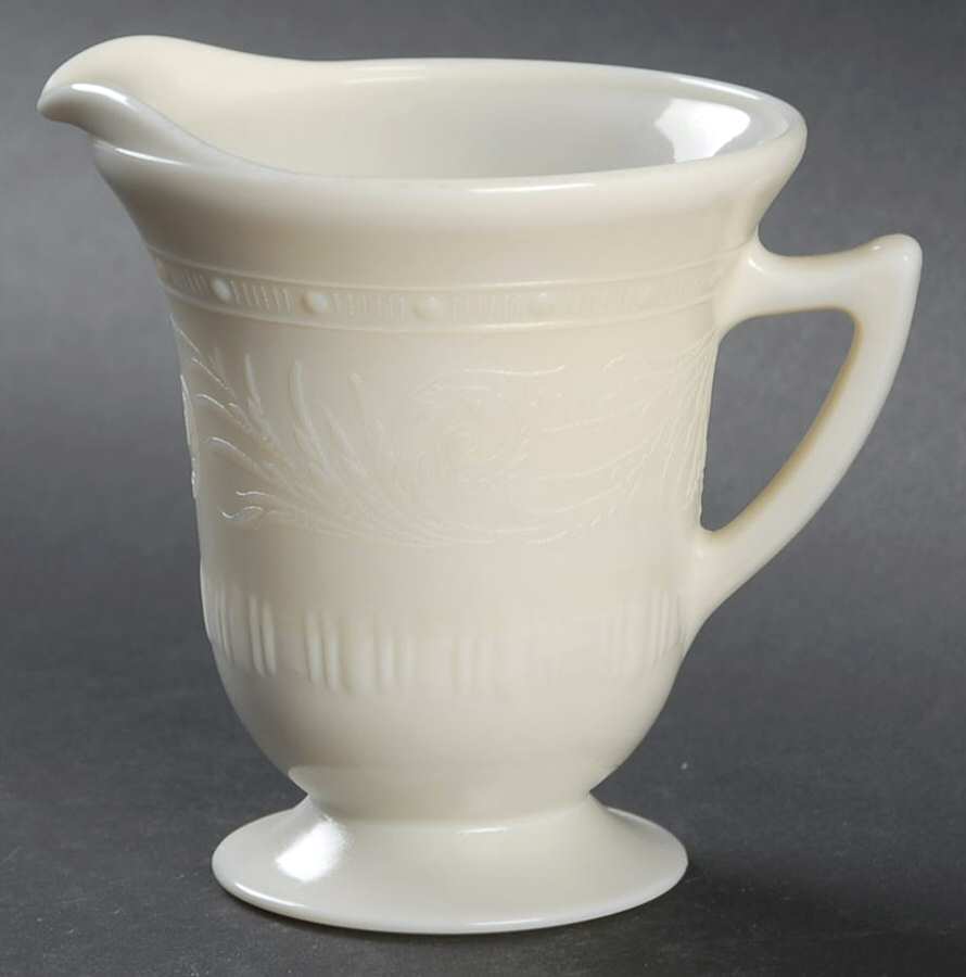 Chinex Classic Ivory Footed Creamer by MacBeth-Evans-1