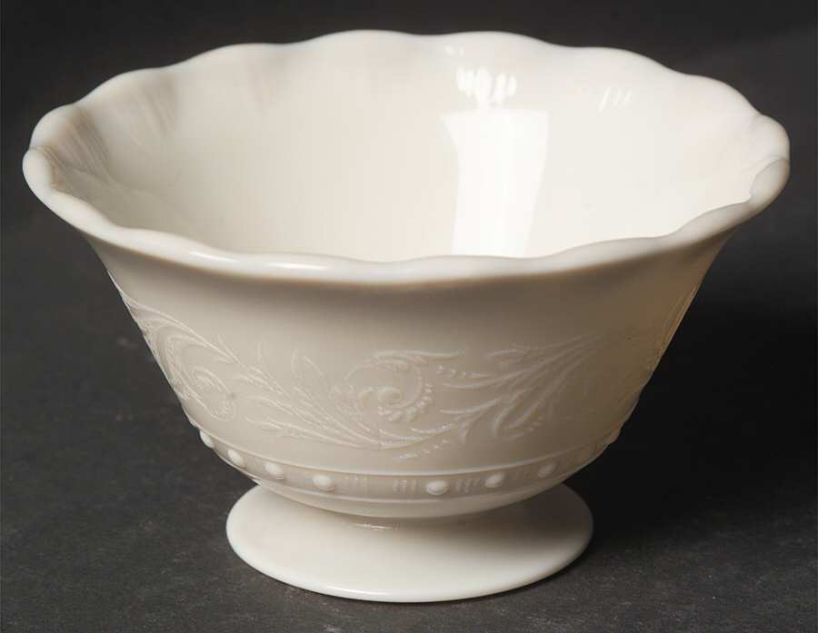 Chinex Classic Ivory Footed Sherbet Bowl by MacBeth-Evans-1