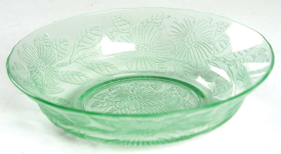 Dogwood Green Cereal Bowl by MacBeth-Evans-1
