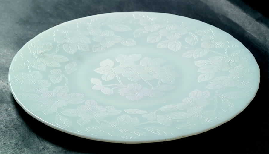 Dogwood Monax 12" Salver Plate by MacBeth-Evans-1