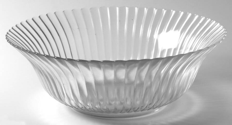 Petalware Clear 8" Large Fruit Bowl by MacBeth-Evans-1