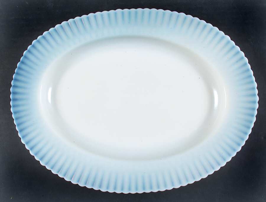Petalware Cremax (Beige) 13" Oval Platter by MacBeth-Evans-1