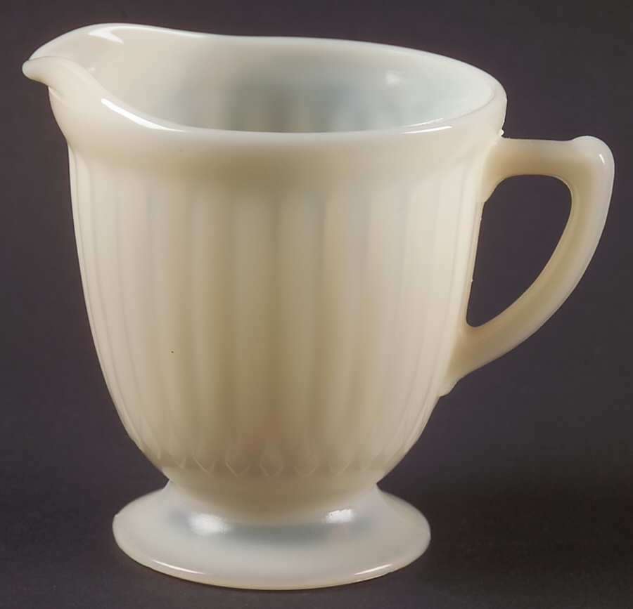 Petalware Cremax (Beige) Footed Creamer by MacBeth-Evans-1