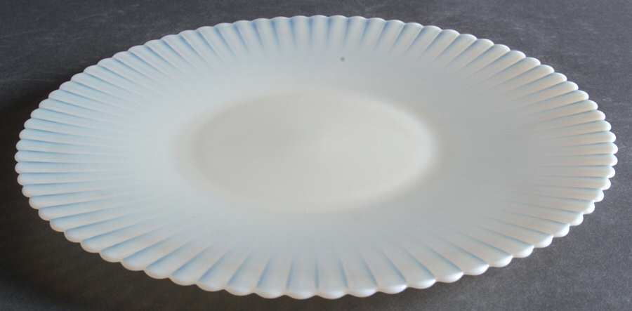 Petalware Cremax (Beige) Cake Plate by MacBeth-Evans-1
