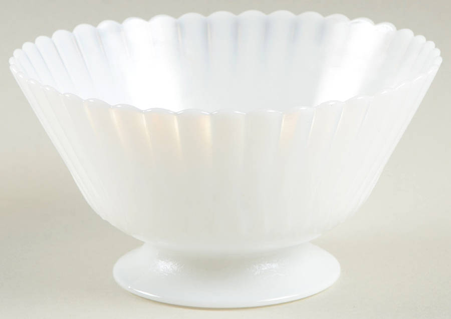 Petalware Monax (White) Low Sherbet by MacBeth-Evans-1