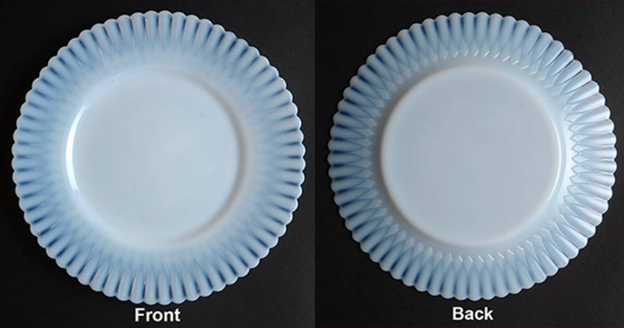 Petalware Monax (White) 8" Salad Plate by MacBeth-Evans-1