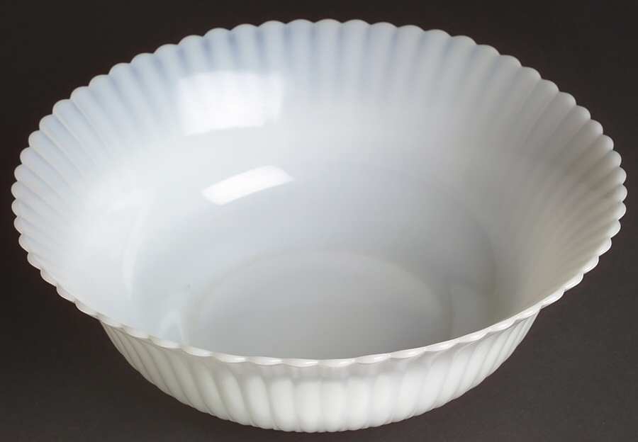 Petalware Monax (White) 8" Large Fruit Bowl by MacBeth-Evans-1