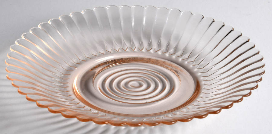 Petalware Pink Saucer for Flat Cup by MacBeth-Evans-1
