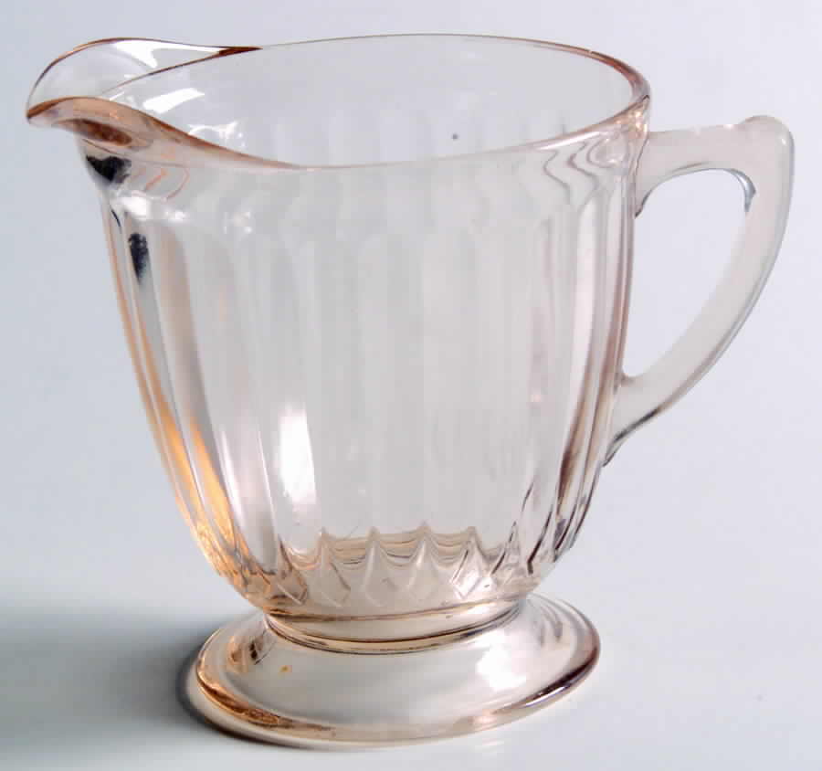 Petalware Pink Footed Creamer by MacBeth-Evans-1