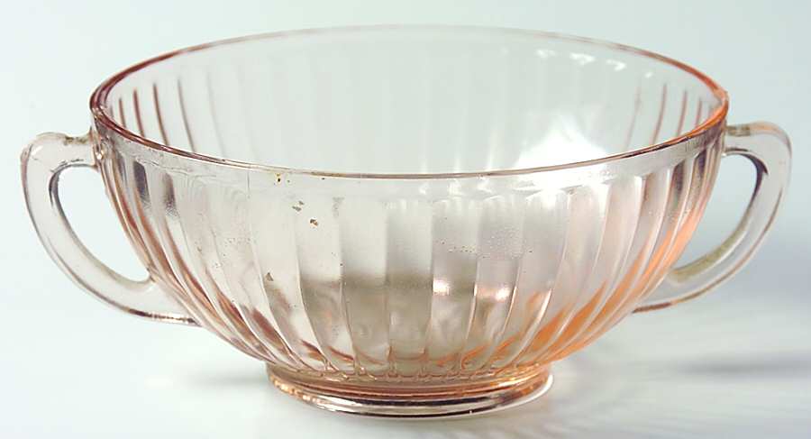 Petalware Pink Cream Soup Bowl by MacBeth-Evans-1