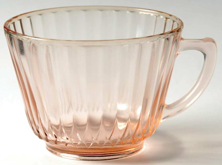Petalware Pink Flat Cup by MacBeth-Evans-1