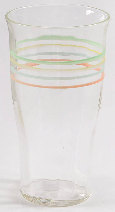 Petalware Monax White Pastel Decorations 10 Oz Flat Tumbler by MacBeth-Evans-1