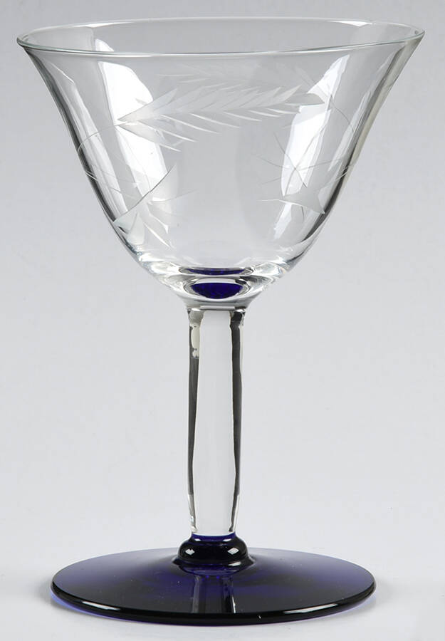 MCB2 Cobalt Blue Base Champagne/Tall Sherbet by McBride-1