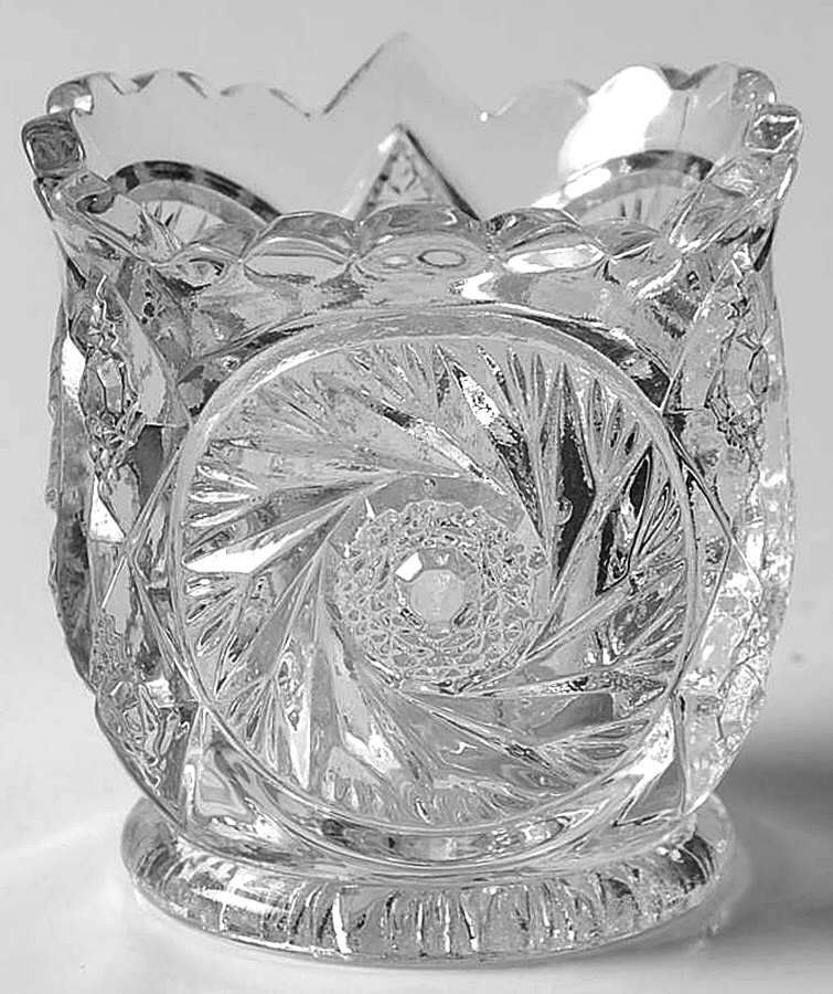 Aztec Clear Toothpick Holder by McKee-1