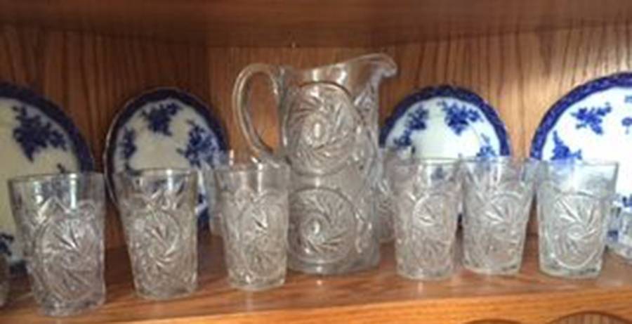 Aztec Clear Flat Tumbler by McKee-1