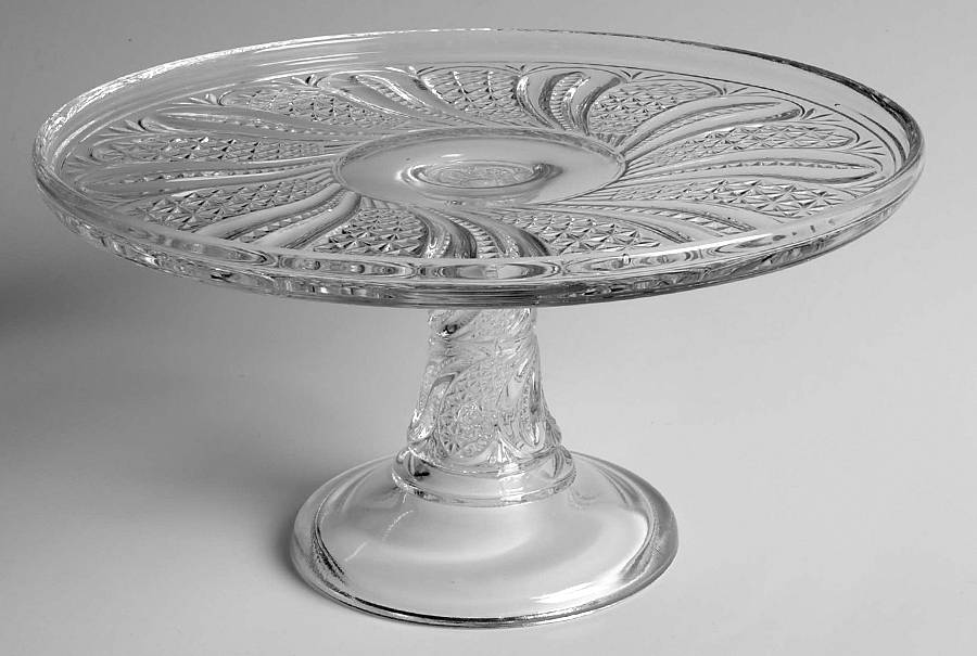 Feather 8" Diameter High Cake Stand by McKee-1