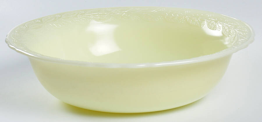 Laurel French Ivory 8" Large Fruit Bowl by McKee-1