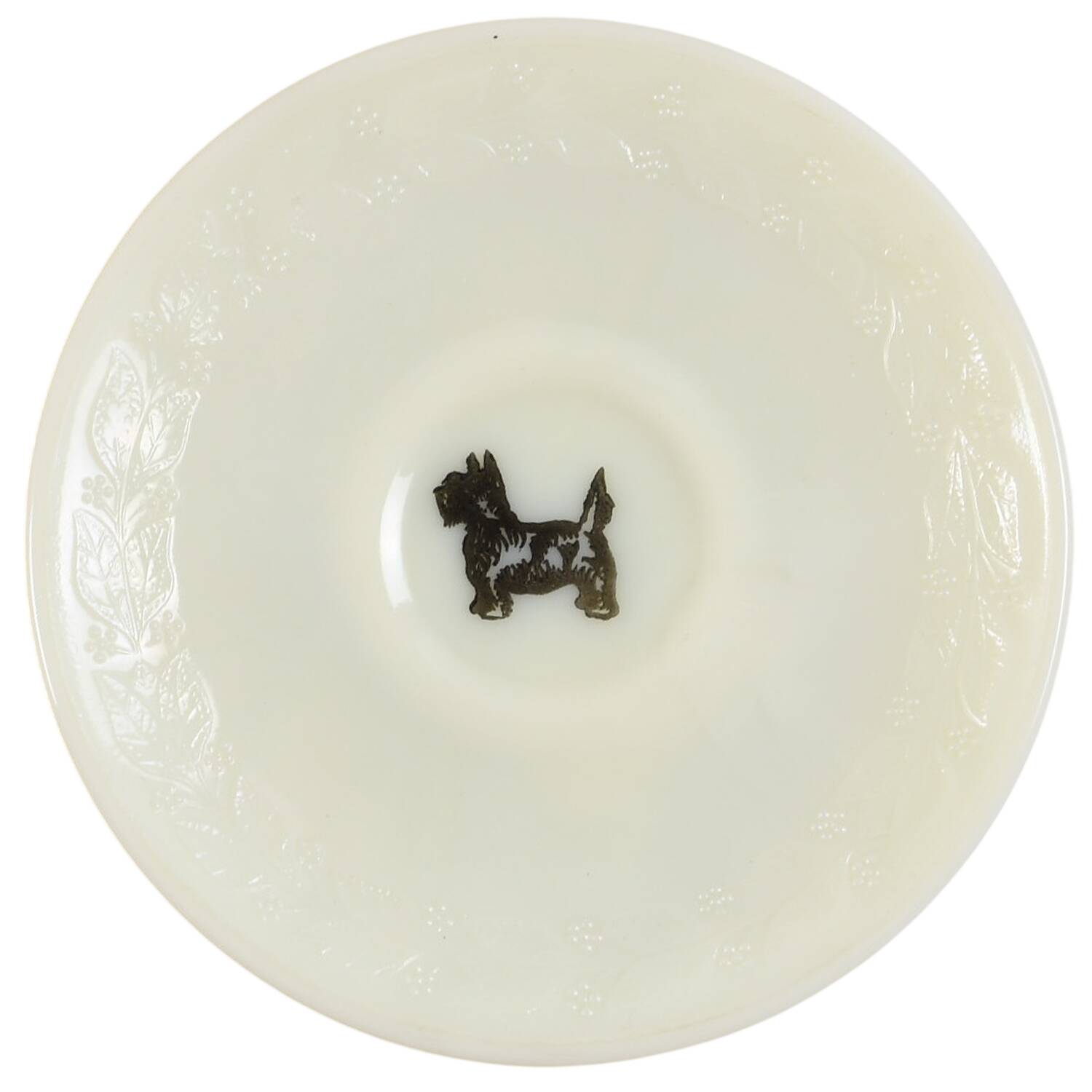 Laurel French Ivory Saucer for Child's Cup by McKee-1