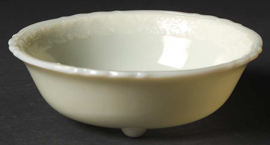Laurel French Ivory 6" 3-Toed Footed Bowl by McKee-1