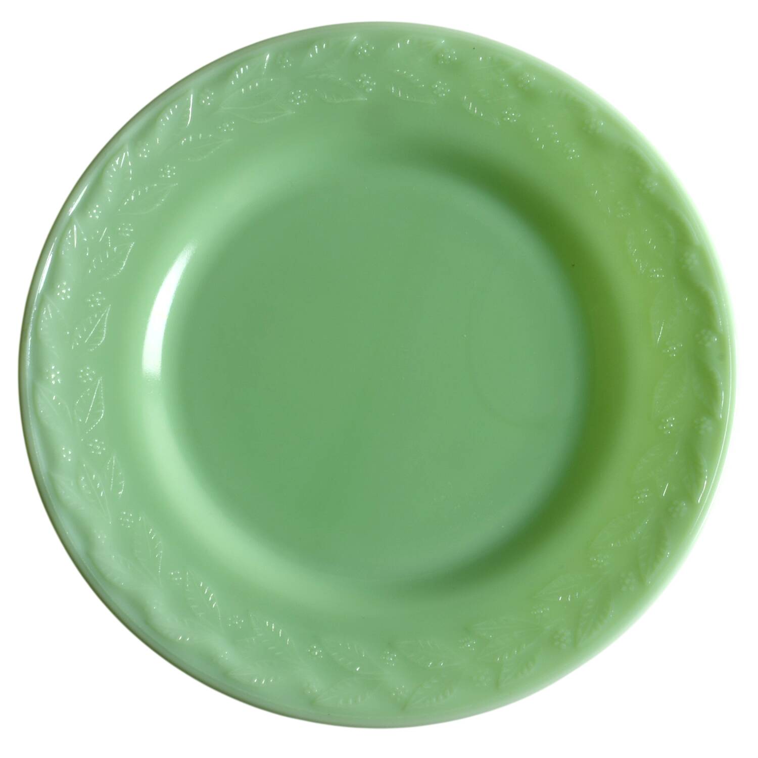 Laurel Jadite Green Dinner Plate by McKee-1
