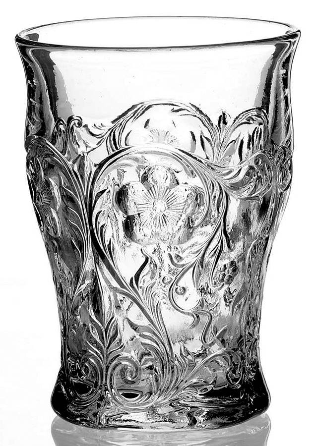 Rock Crystal Clear 8 Oz Flat Tumbler by McKee-1