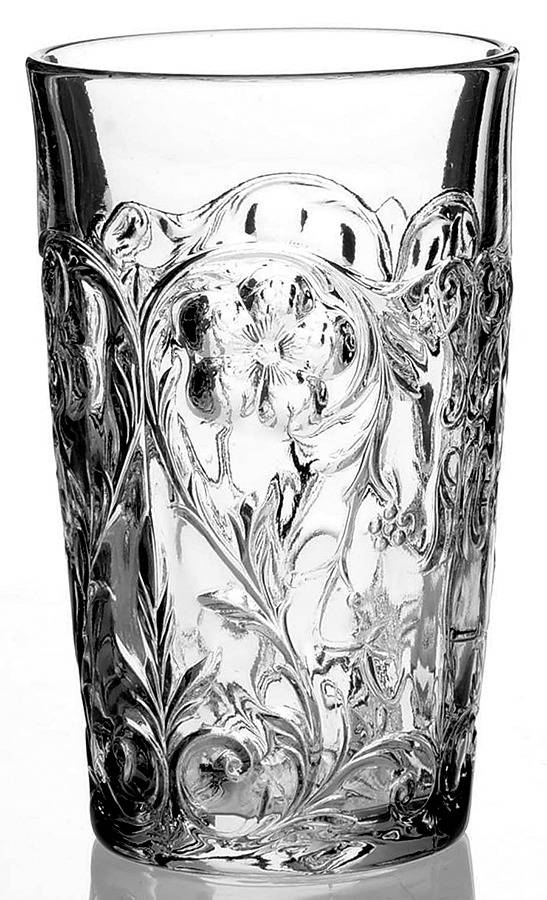 Rock Crystal Clear 10 Oz Flat Tumbler by McKee-1