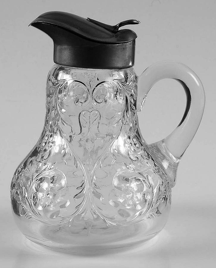 Rock Crystal Clear Syrup & Metal Lid by McKee-1