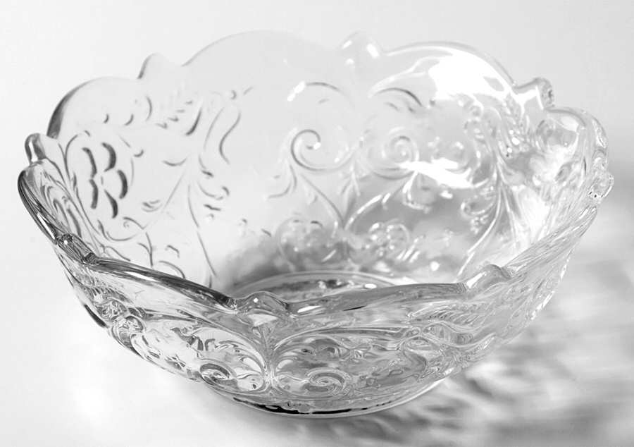 Rock Crystal Clear 5" Small Fruit/Dessert Bowl by McKee-1