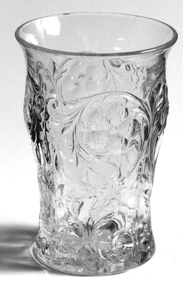 Rock Crystal Clear Flat Juice Glass by McKee-1